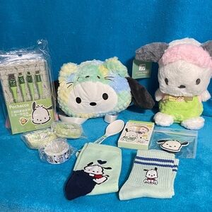 NWOT - Sanrio Pochacco Pastel Plush and Accessories Collection